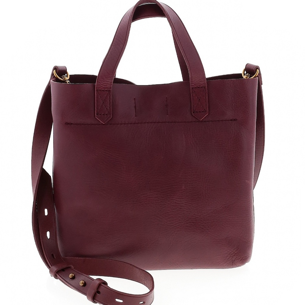 NWT Madewell Transport Leather Crossbody Burgundy